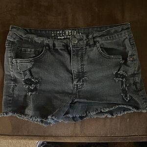 Aeropostale Charcoal Denim Shorts